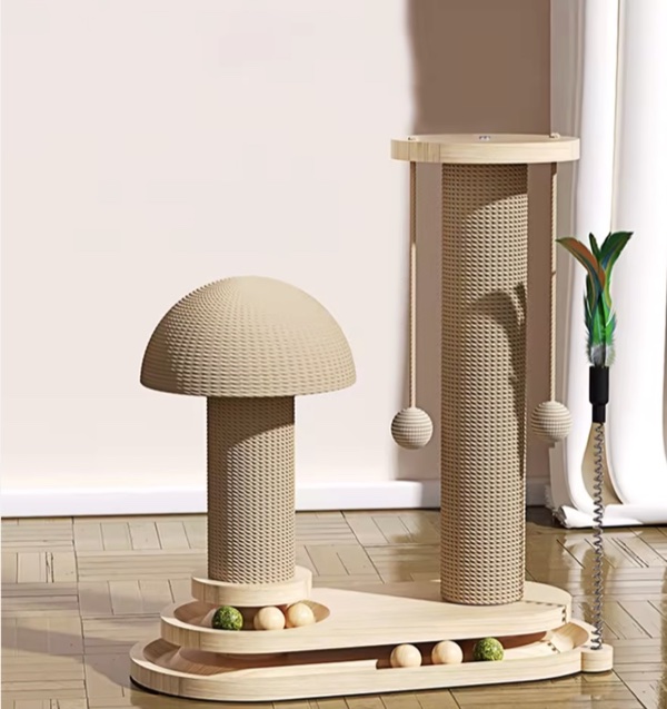 PurrTracks Complete Bundle - Premium cat scratcher with 3 replacement pads